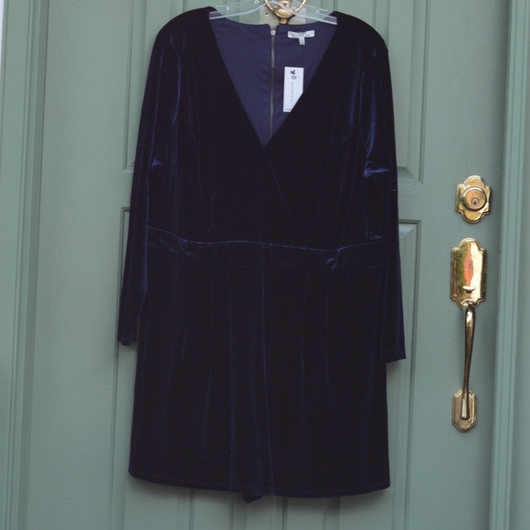 Blue Velvet Romper/dress Sz 2X NWT - Picture 5 of 11